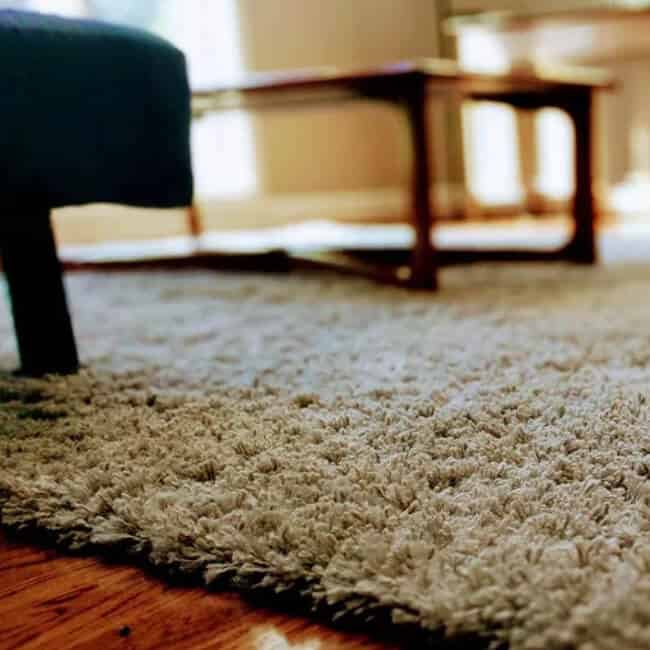 Prevent wool rug from shedding