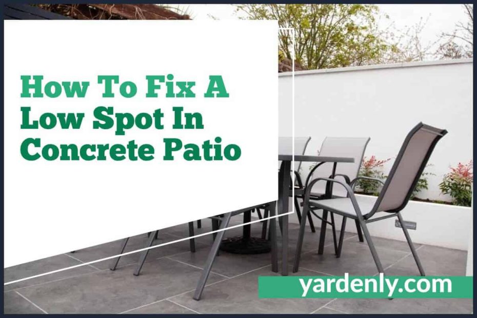 How To Fix A Low Spot In Concrete Patio (2)