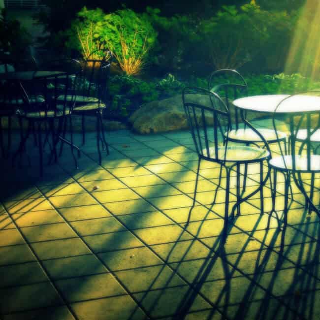 concrete patio