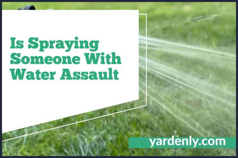Is Spraying Someone With Water Assault (1)