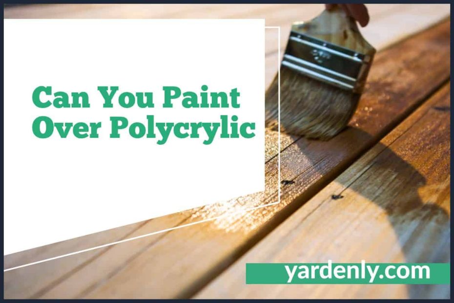 Can You Paint Over Polycrylic