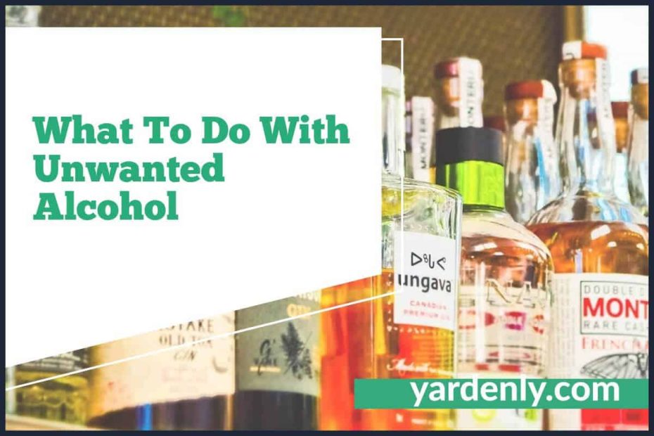 What To Do With Unwanted Alcohol