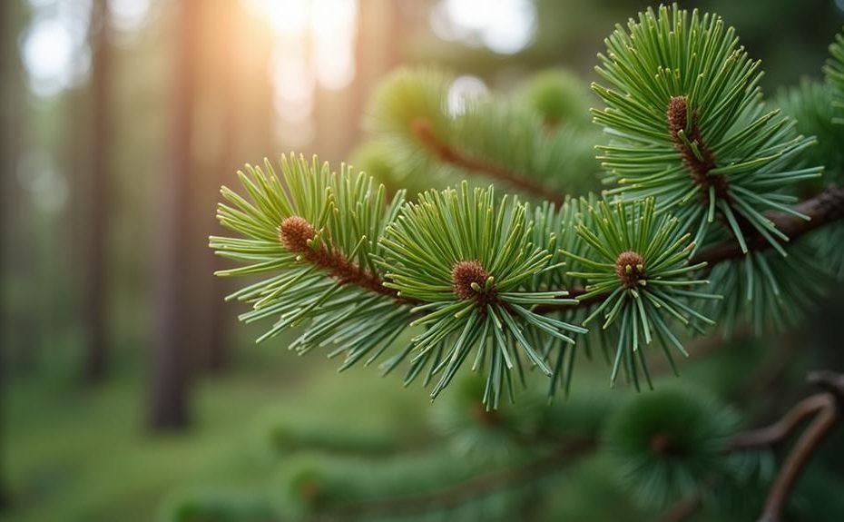 pine trees have needles