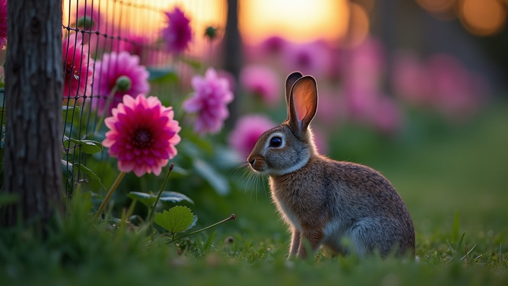 rabbit resistant plant selection