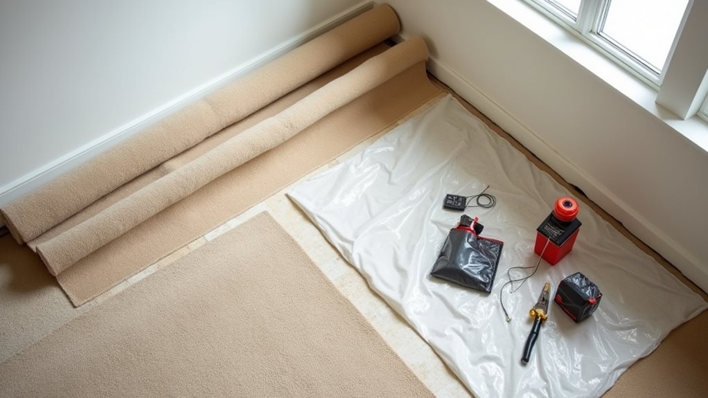 carpet removal strategy planning