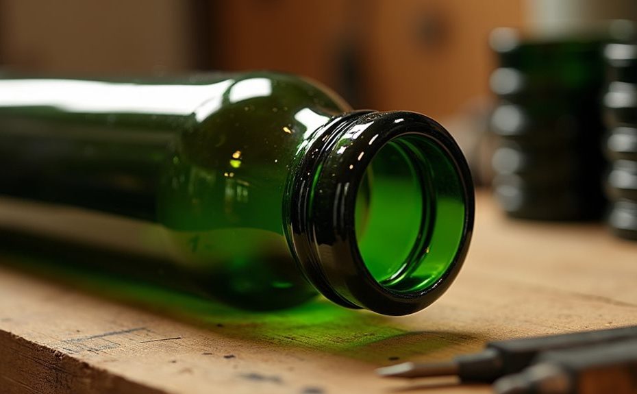 diy wine bottle cutting