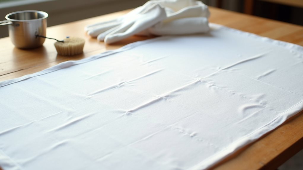 fabric preparation before treatment