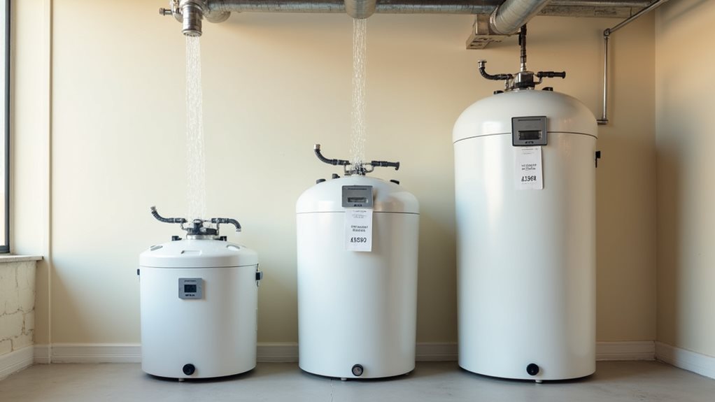 water softeners and pricing