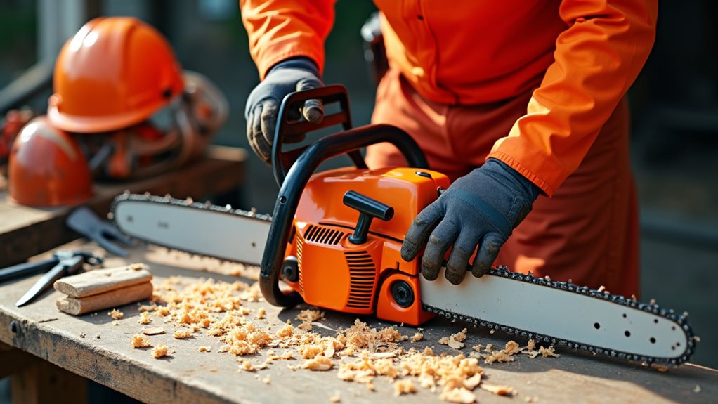 chainsaw safety and preparation
