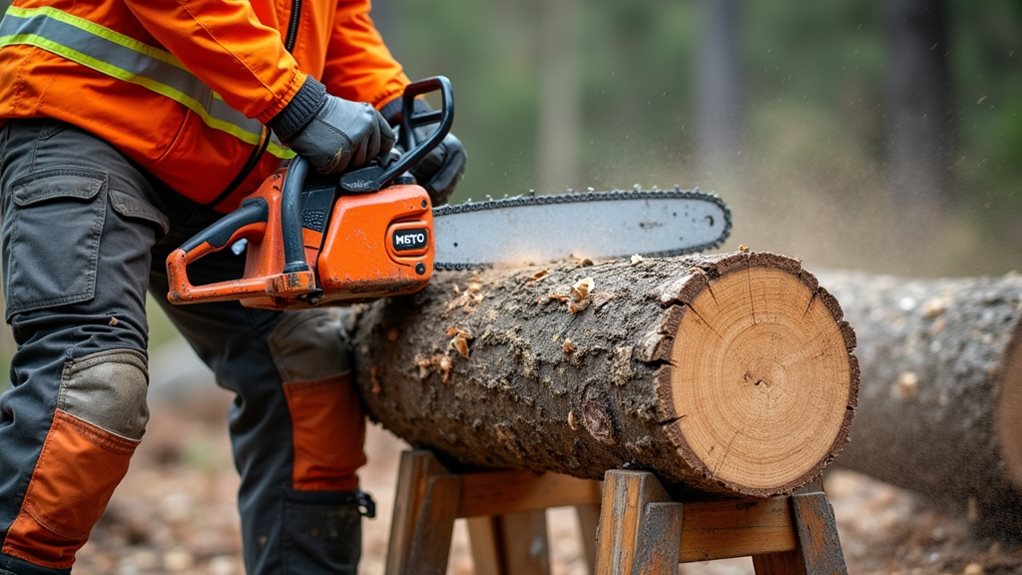 chainsaw safety positioning techniques
