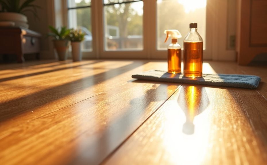gentle wood floor care