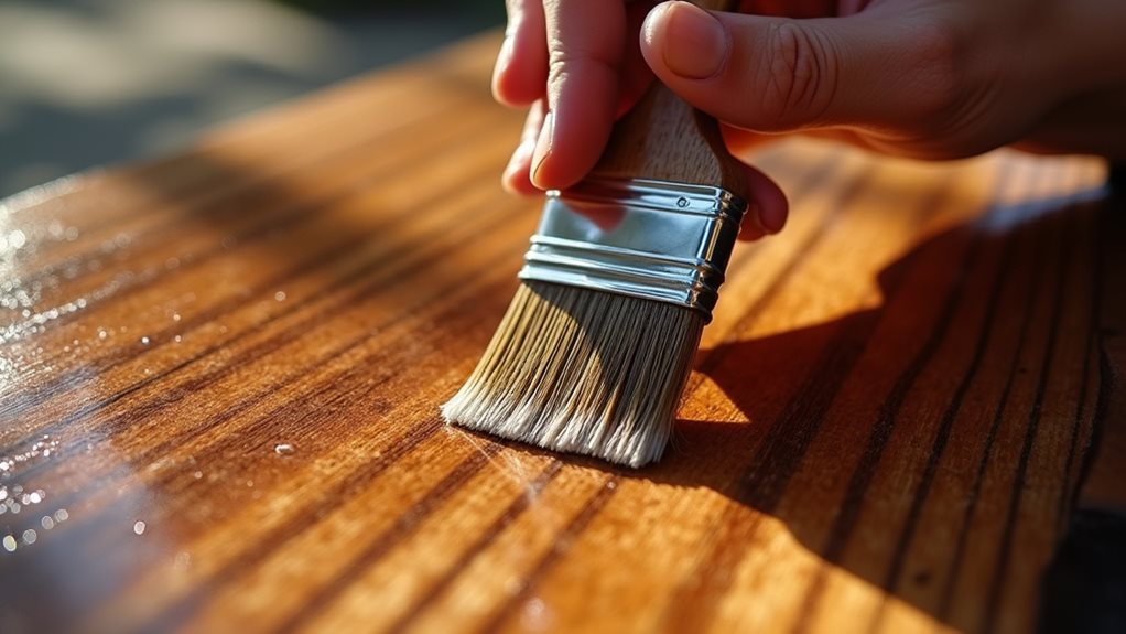 professional wood coating techniques