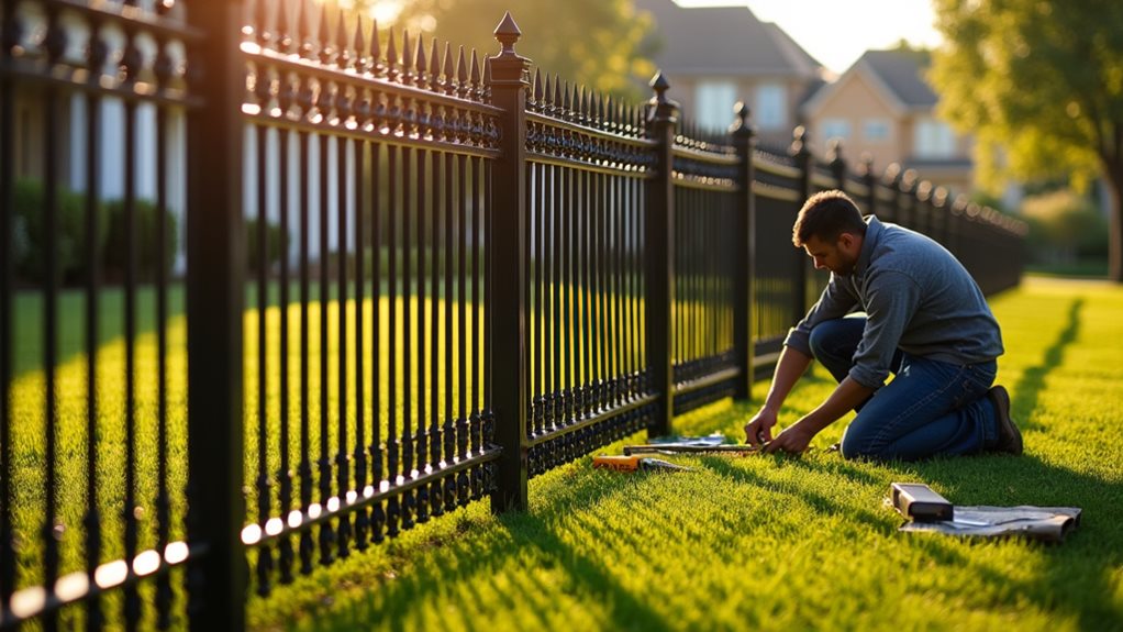 wrought iron fence costs