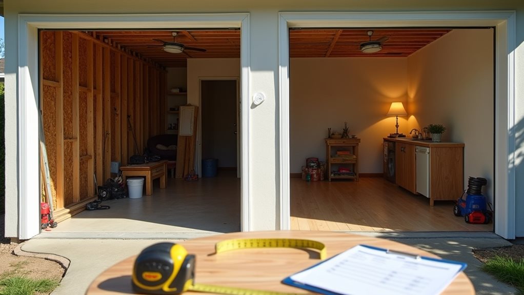 garage conversion cost ranges