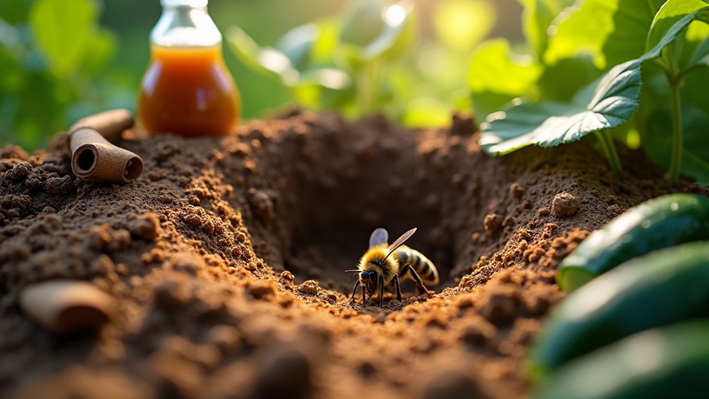 natural multi sensory bee deterrents