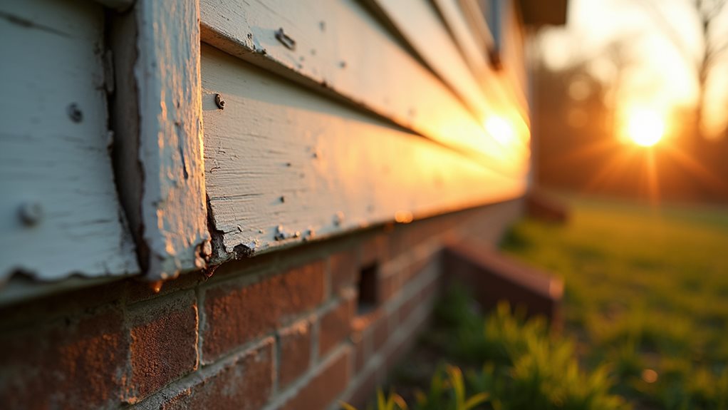 siding and foundation gaps