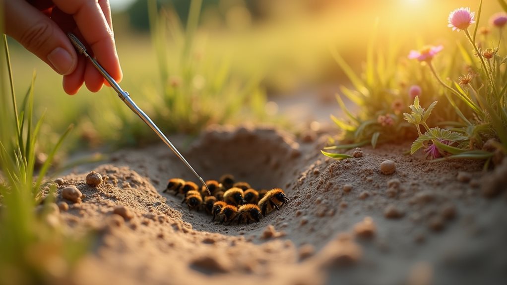 solitary ground nesting pollinators