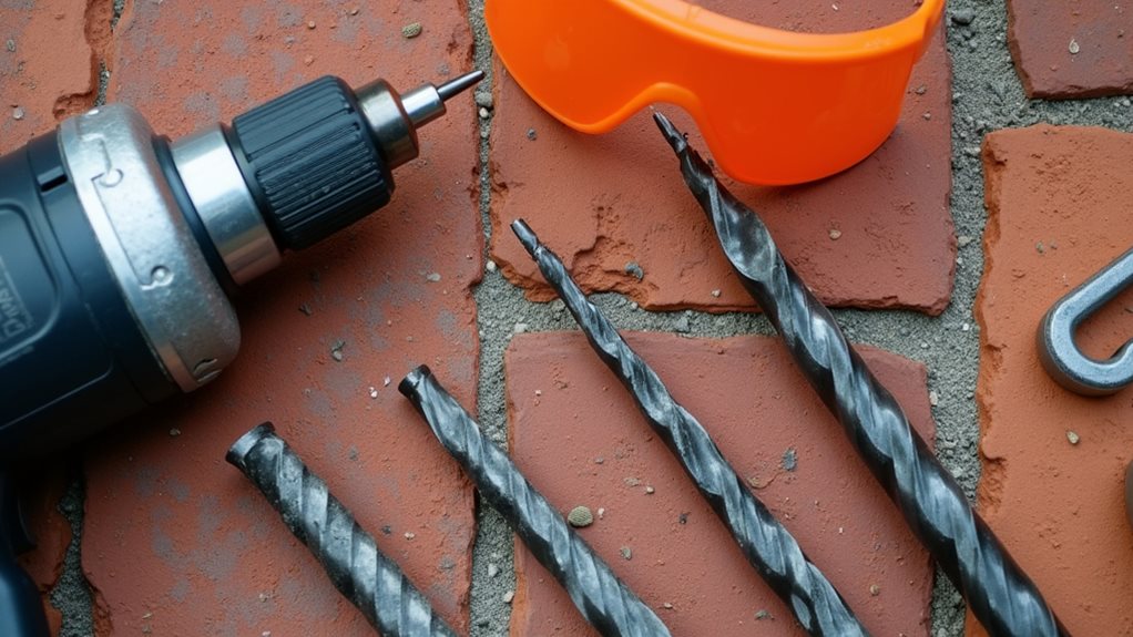 hammer drill masonry bits safety