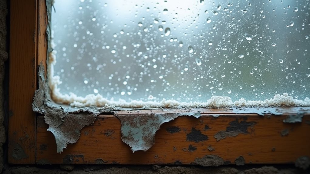 moisture driven structural material deterioration