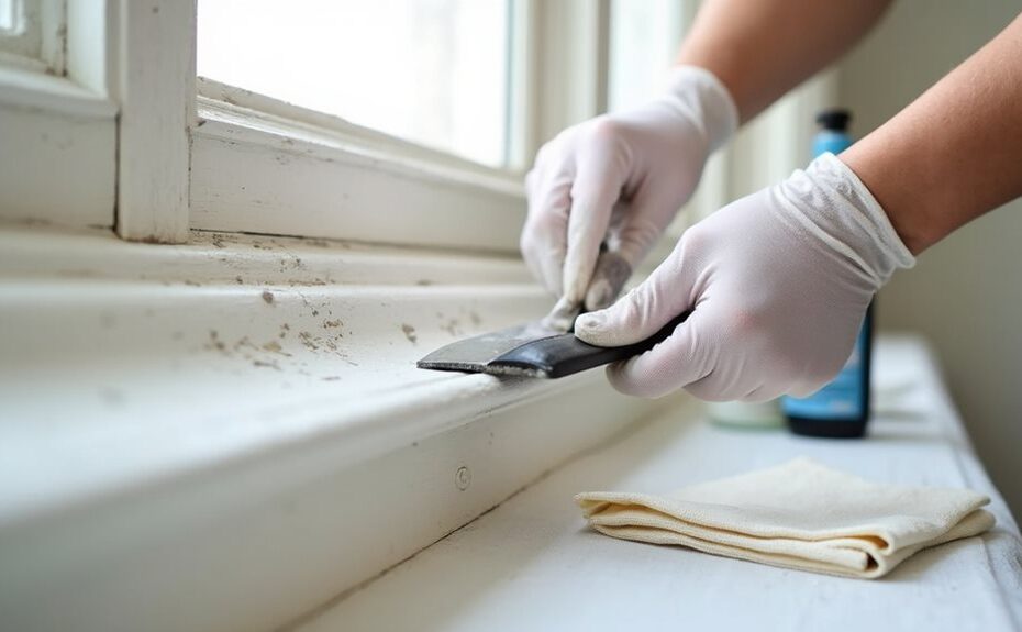 remove paint from moldings