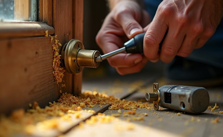 replacing home door locks