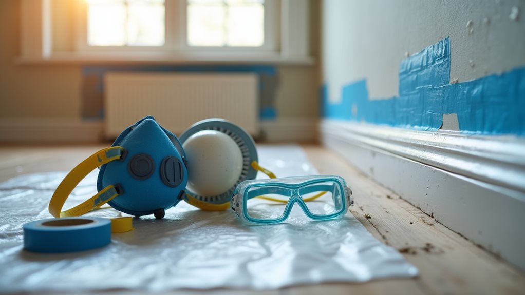 safe ventilated lead tested workspace