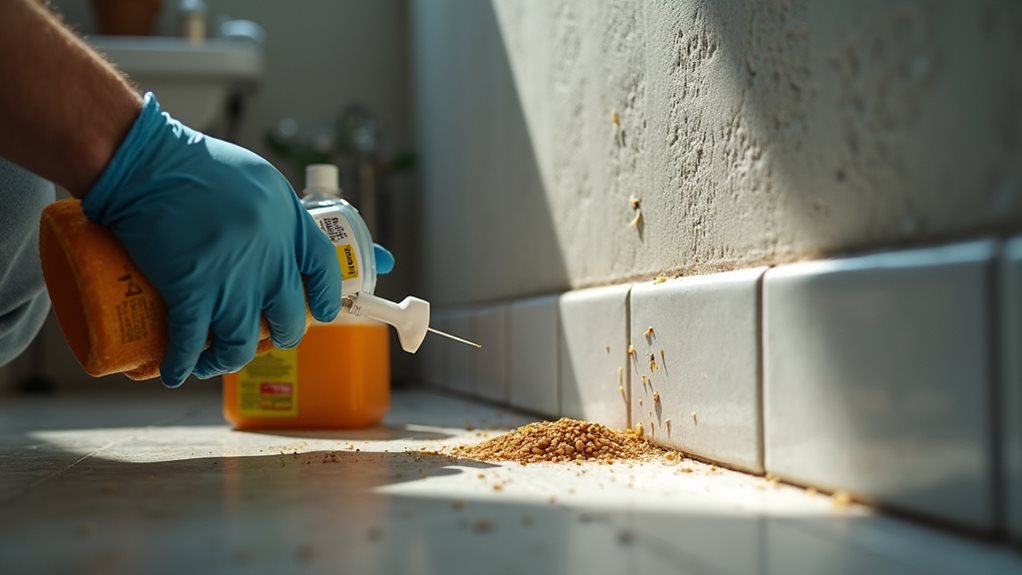 strategic chemical baits placement