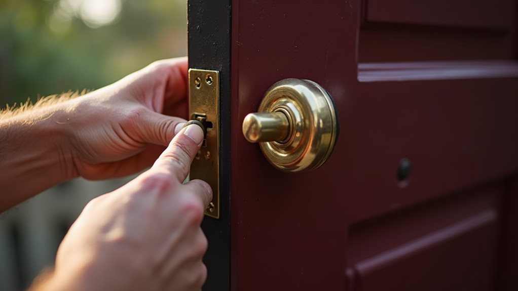 test and adjust locks