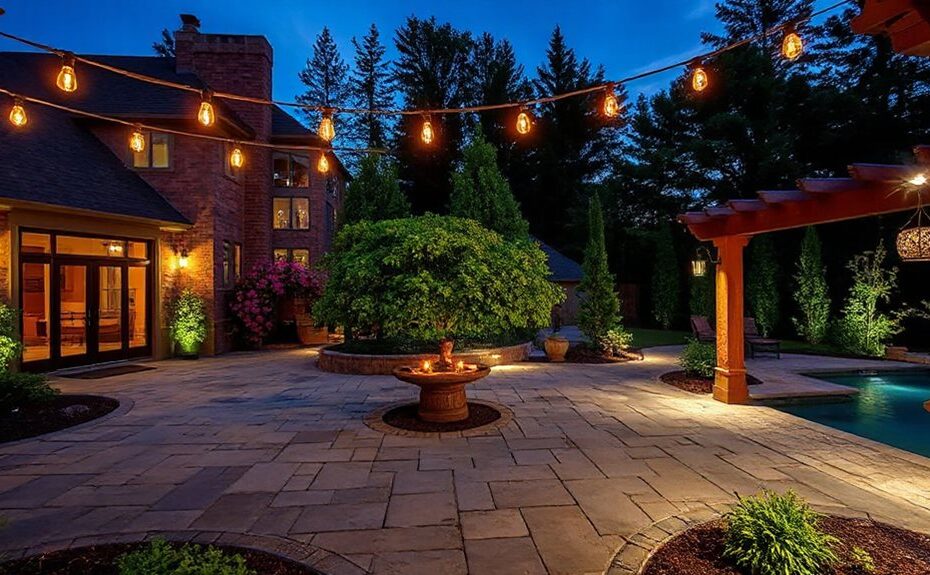 top patio garden lighting