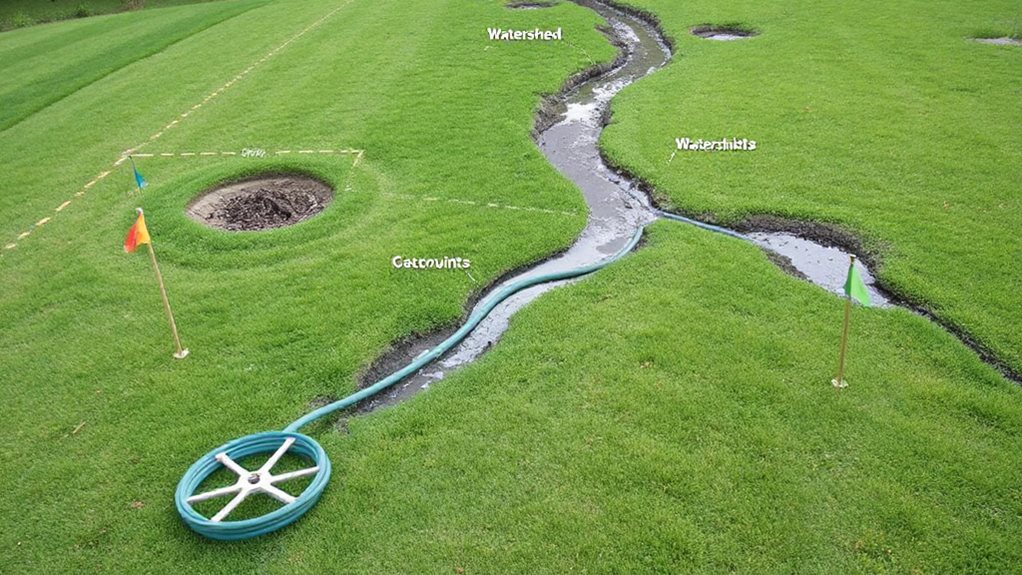drainage area sizing limits