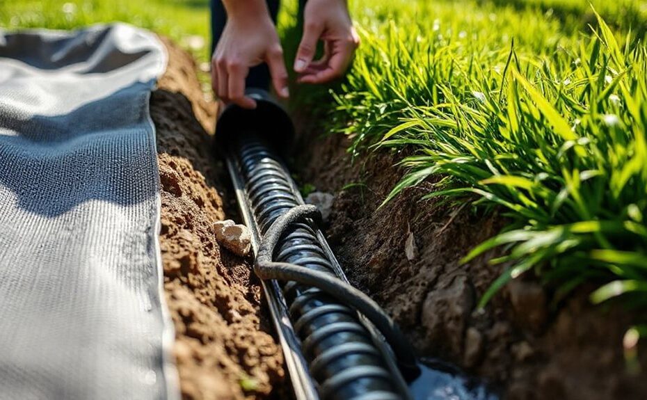 improve yard drainage without regrading