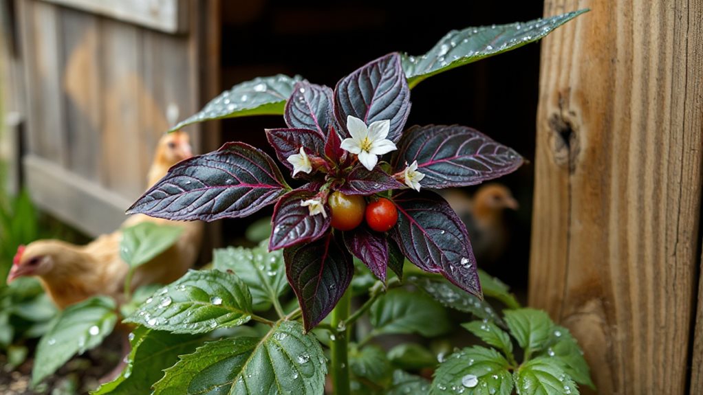 keep chickens away from nightshades