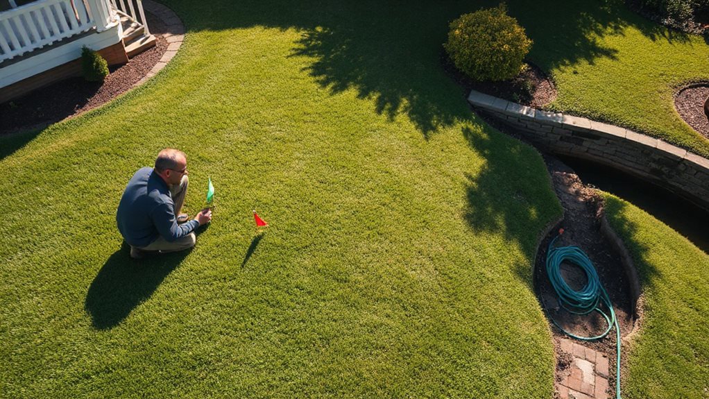 map natural yard drainage