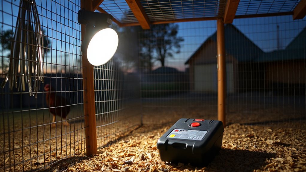 motion activated multi sensory deterrents