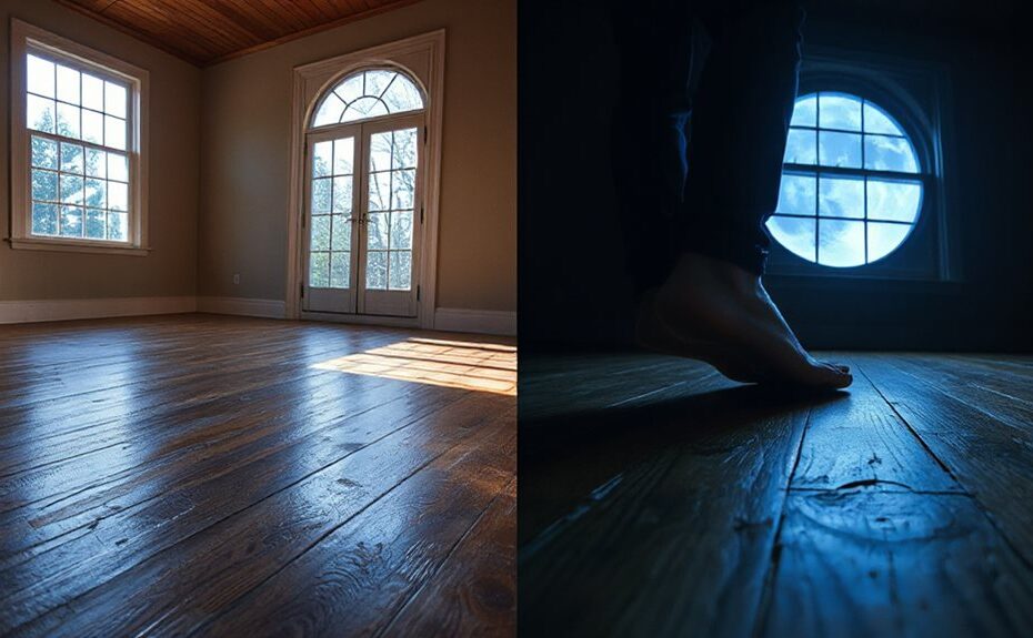 nocturnal floorboard thermal movement