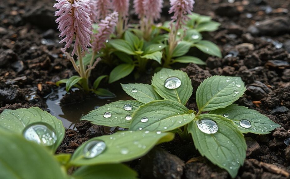 plants thriving in clay soil