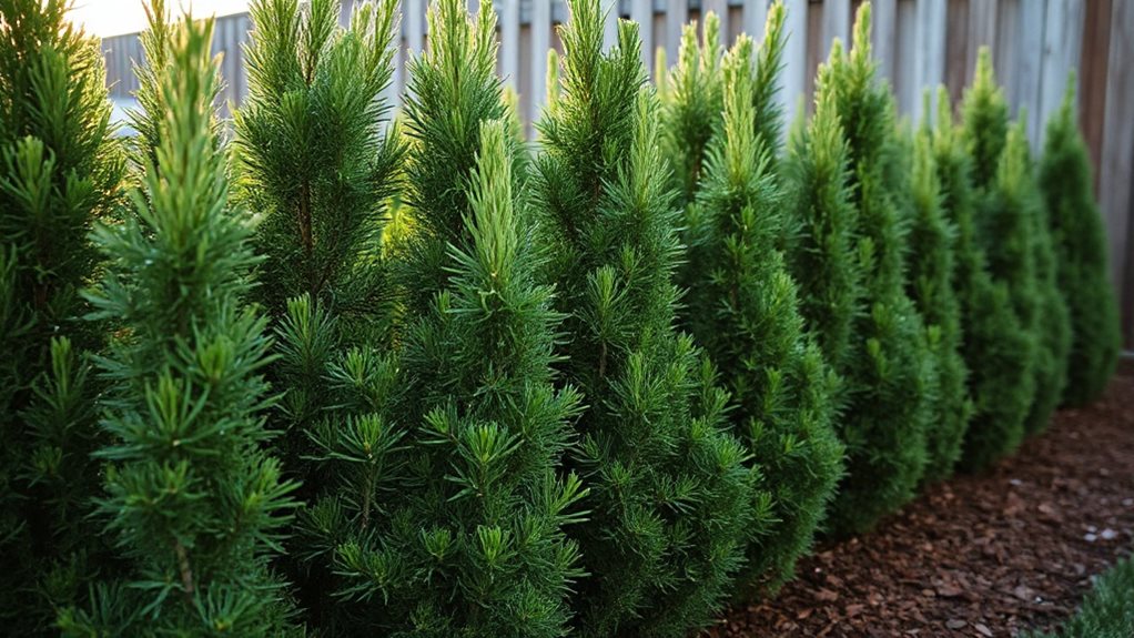 region matched fast growing hedges