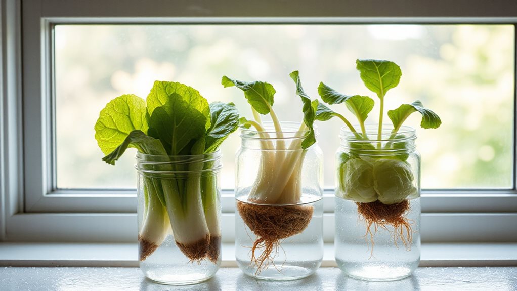 regrow leafy greens from stumps