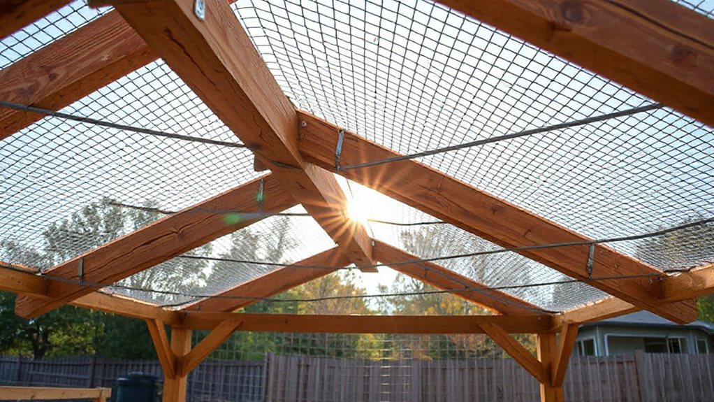 secure covered run with hardware