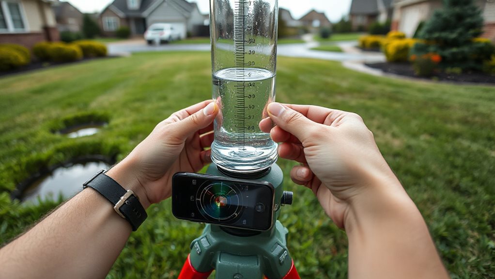 size drains with local rainfall