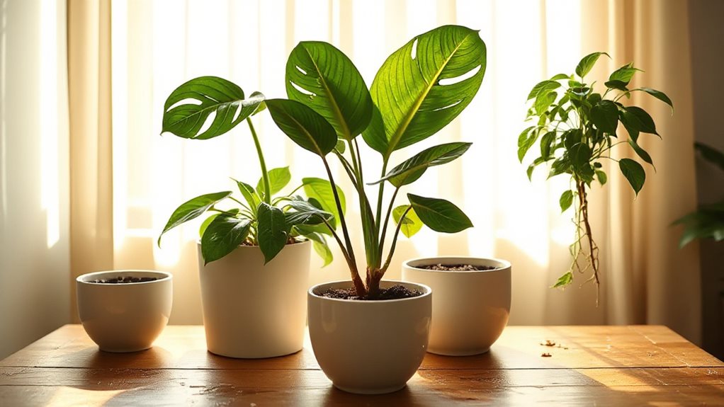 space plants six to twelve inches