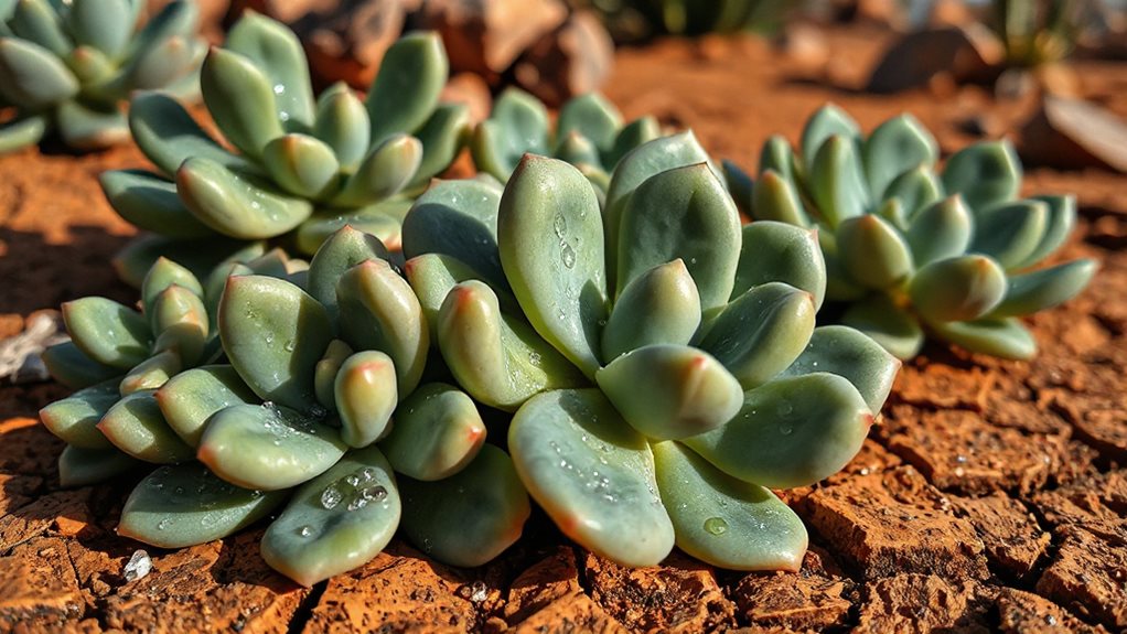 thick leaved water storage plants