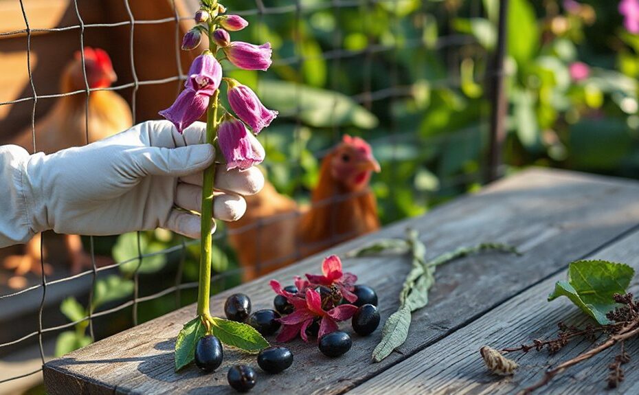 toxic backyard plants for chickens