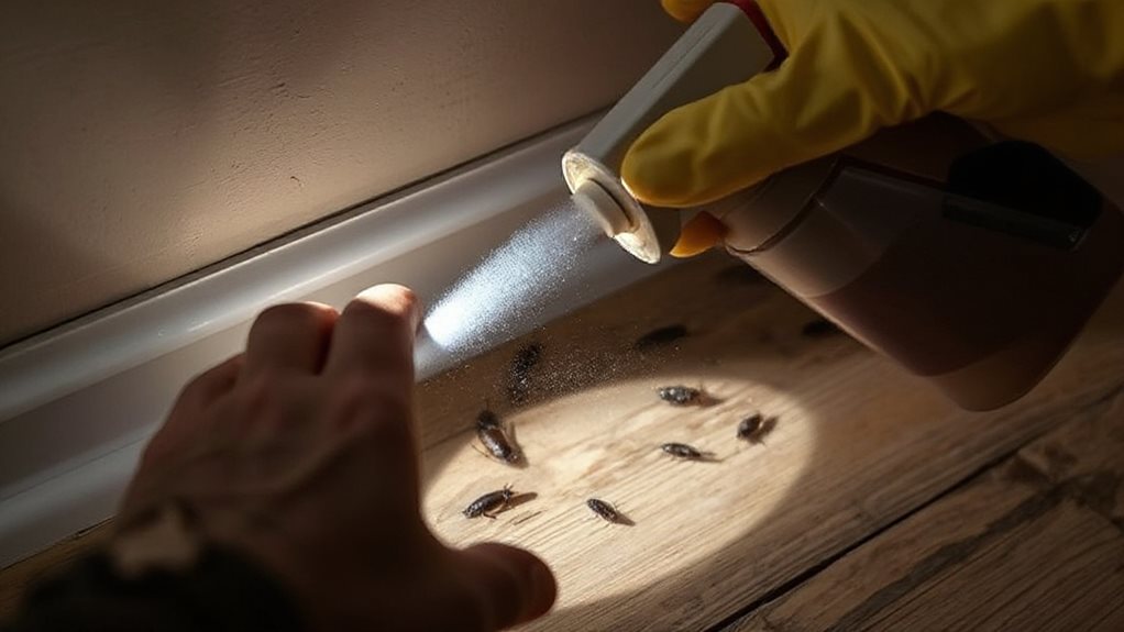 using wrong pesticide ignoring nests