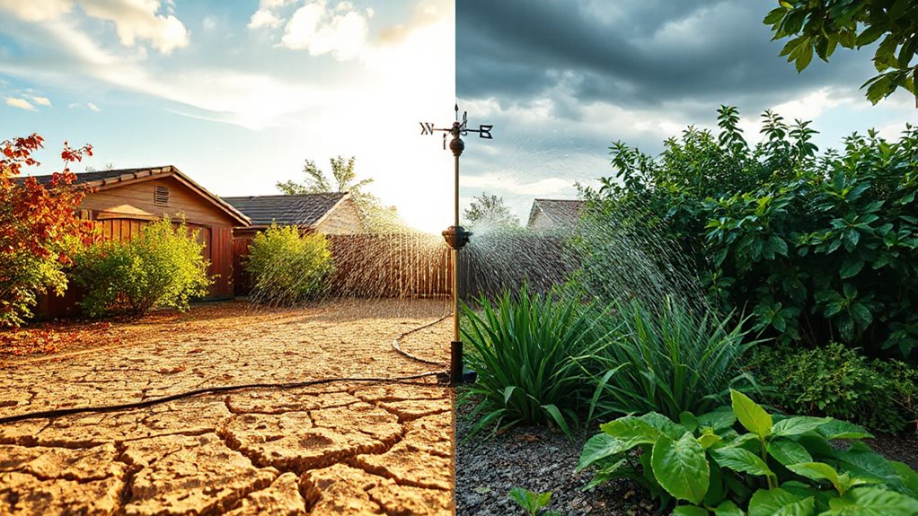 adjust watering to weather