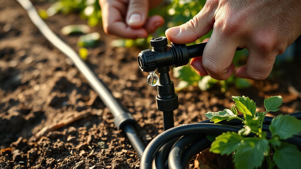 backflow regulator filter emitters