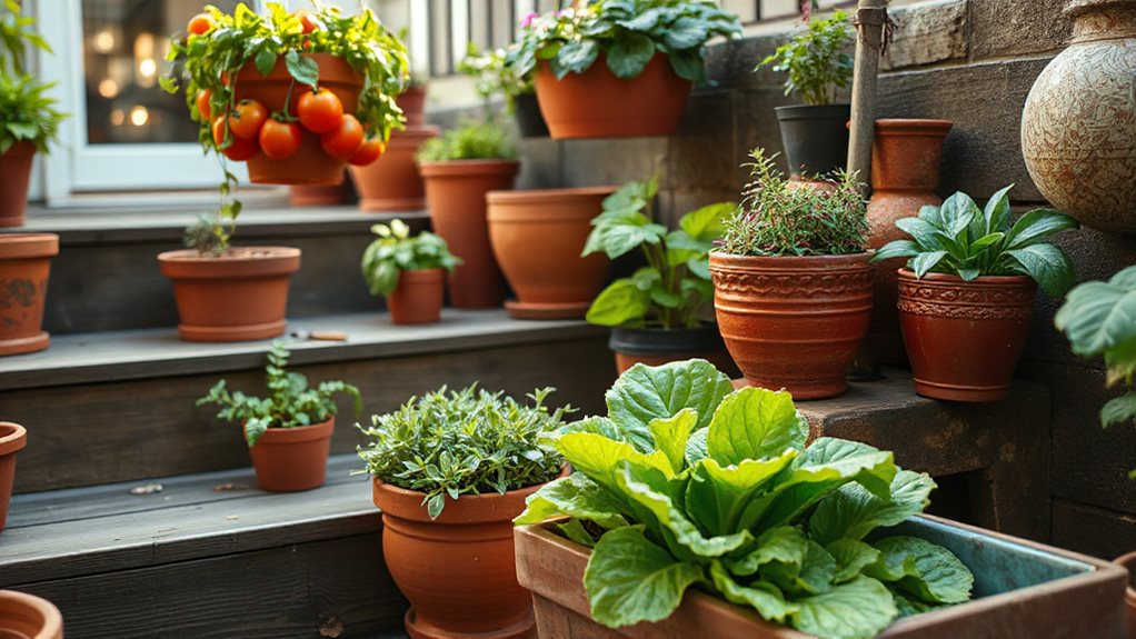container herb garden starter