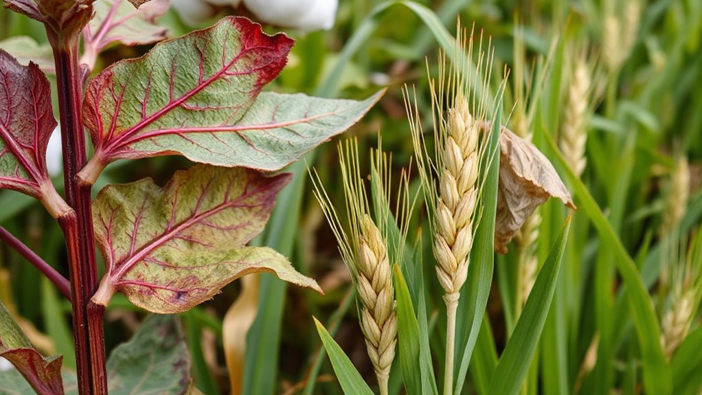 crop specific nitrogen deficiency signs