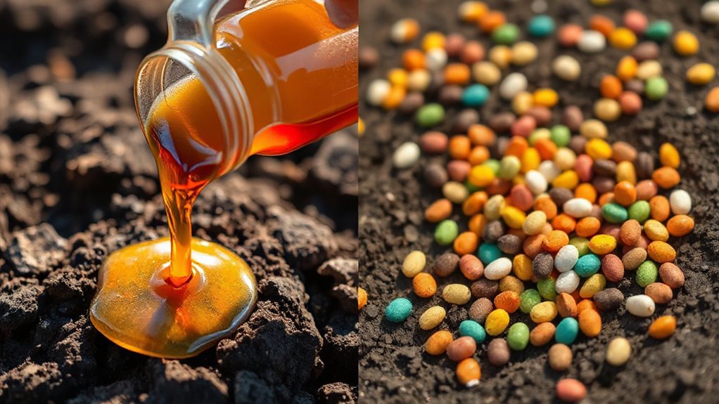 fast liquid lasting granular