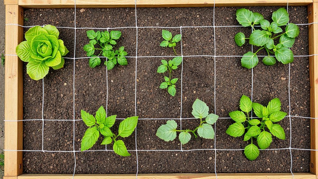 four by four raised bed gardening